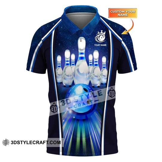 Custom Unisex Shirt, Bowling Polo Shirt, Bowling T-Shirt, Shirt For Bowling Lovers style option 1