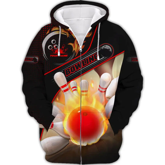 Custom Unisex Shirt, Bowling T-Shirt, Shirt For Bowling Lovers style option 2