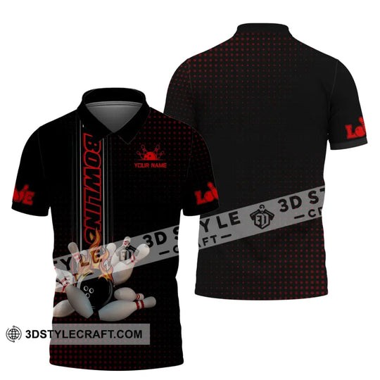 Custom Unisex Shirt, Bowling T-Shirt, Bowling Polo, Bowling Shirt, Shirt For Bowling Lovers style option 3