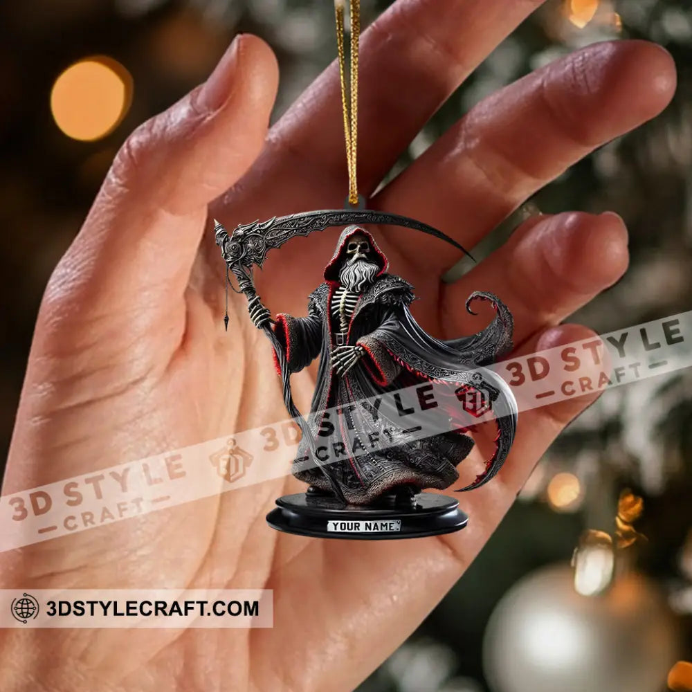 Death Christmas Home Decor Ornament Personalized