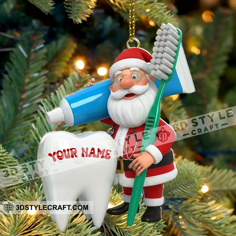 Dentist Home Decor Christmas Ornament Personalized Ornament Ornament