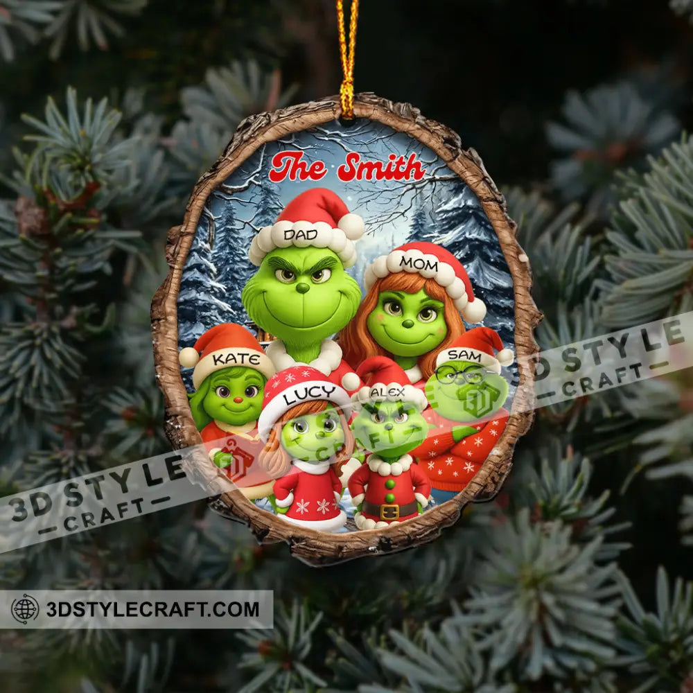 Family Christmas Home Decor Christmas Ornament Personalized Ornament Ornament