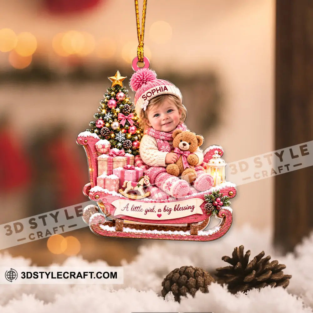 First Christmas Baby Home Decor Christmas Ornament Personalized Ornament - Ornament