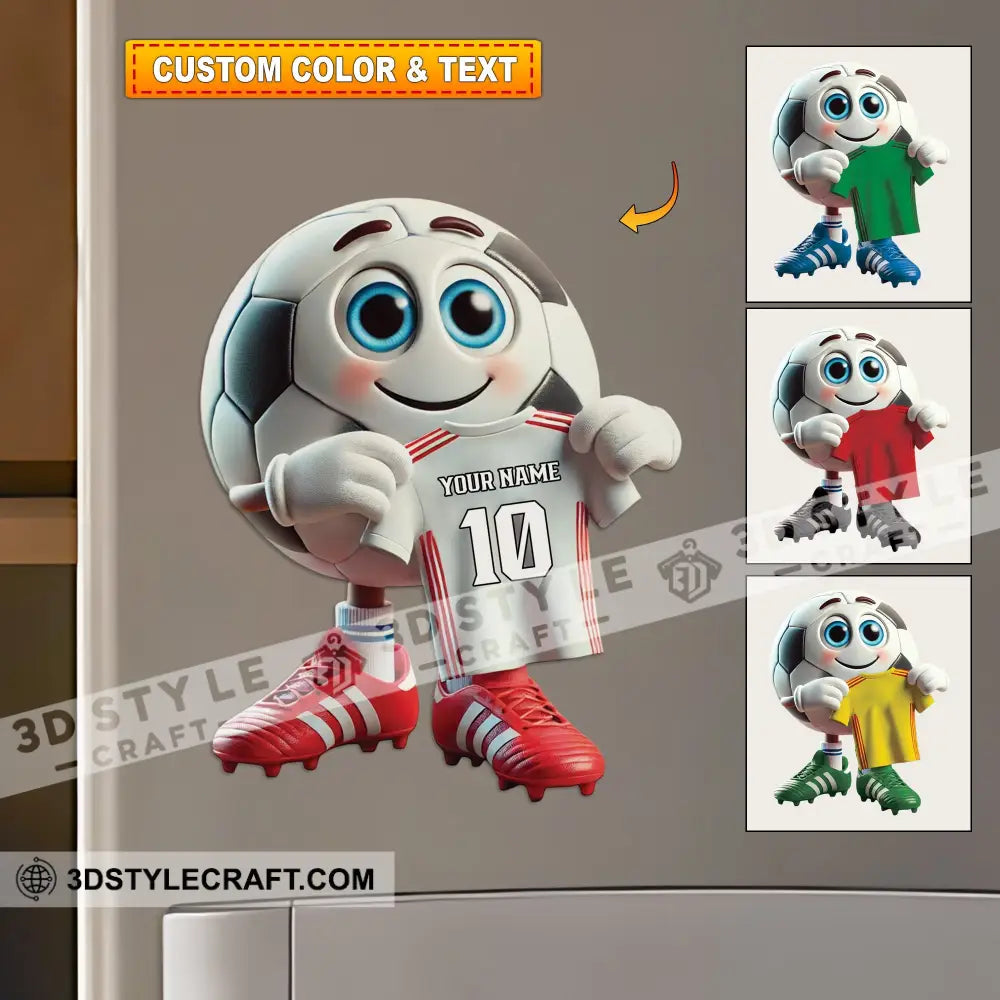 Football Fridge Magnet - Personalized 3.54’’ / 1 Piece