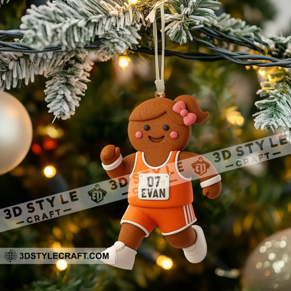Gingerbread Home Decor Christmas Ornament Personalized Ornament Ornament