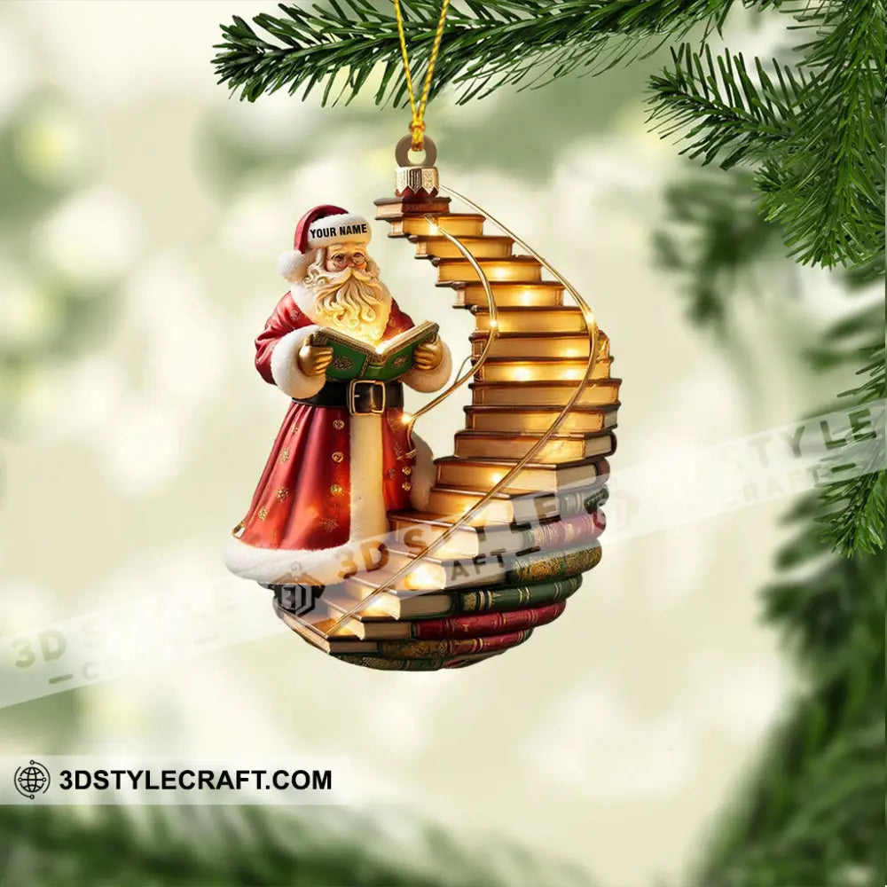 God Santa Christmas Ornament Personalized