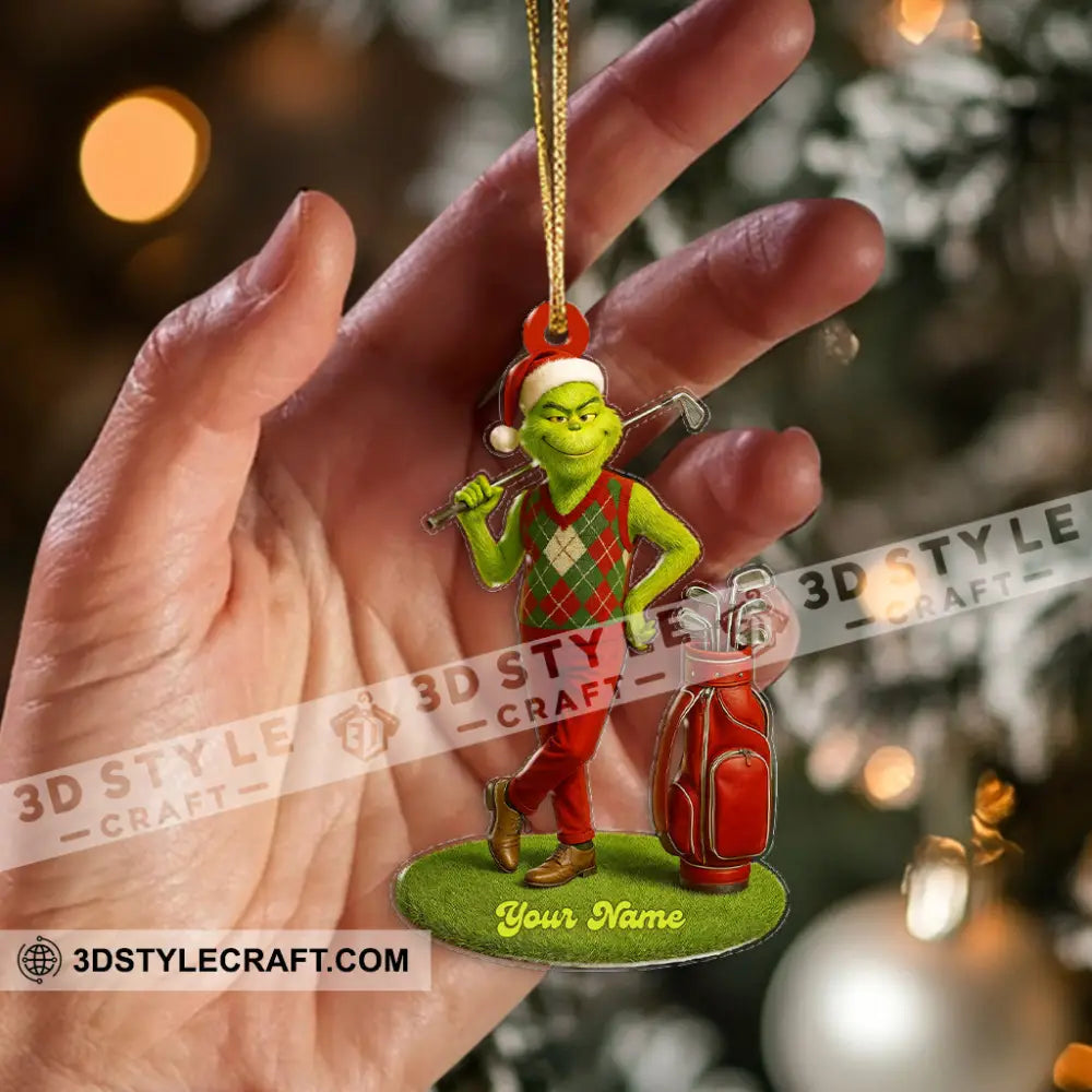 Golf ELF Home Decor Christmas Ornament Personalized Ornament Ornament