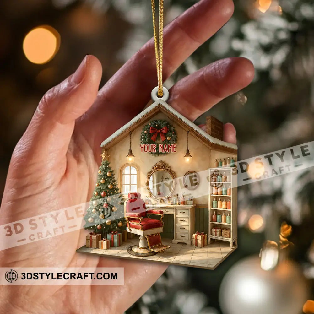 Hair Salon Home Decor Christmas Ornament Personalized Ornament Ornament
