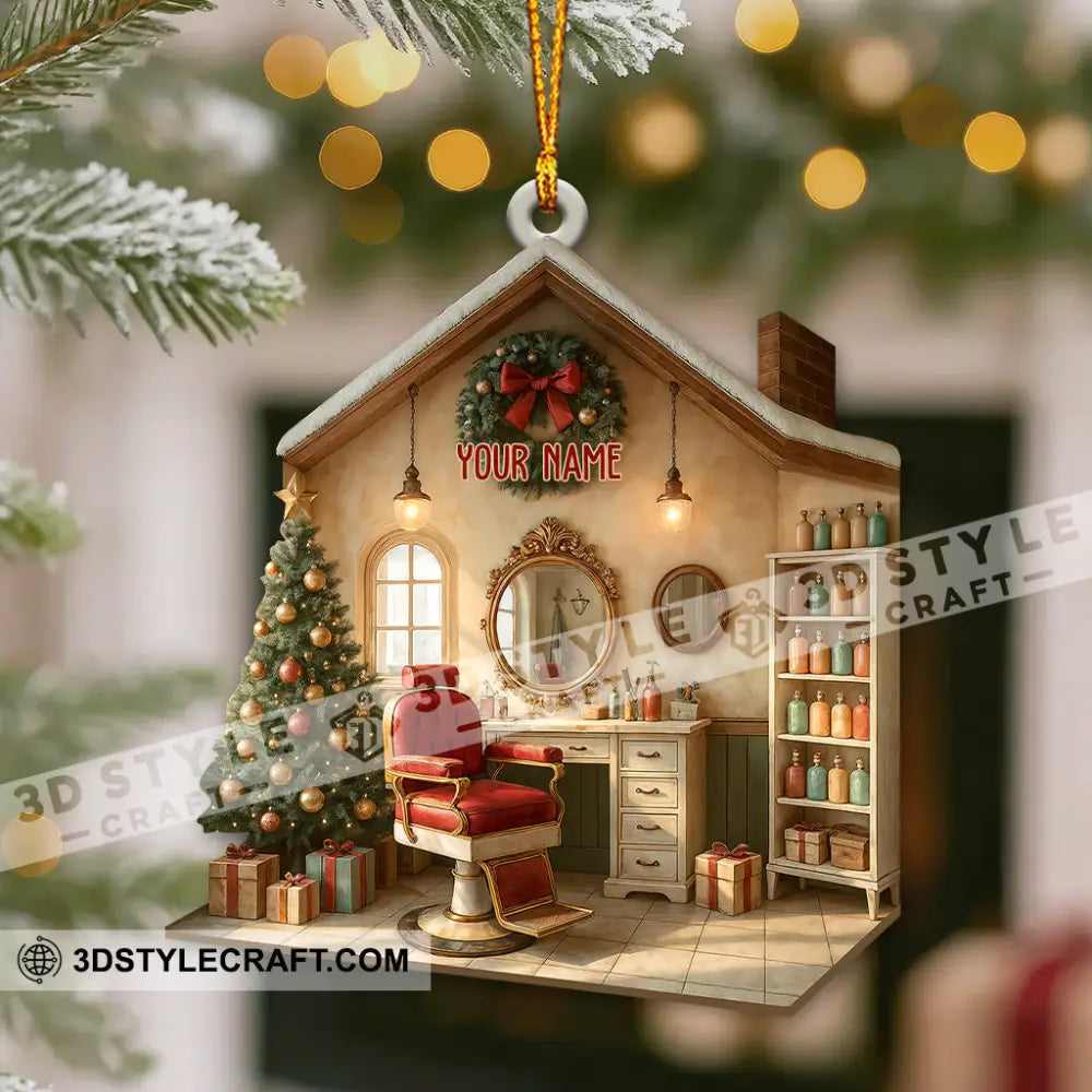 Hair Salon Home Decor Christmas Ornament Personalized Ornament Ornament