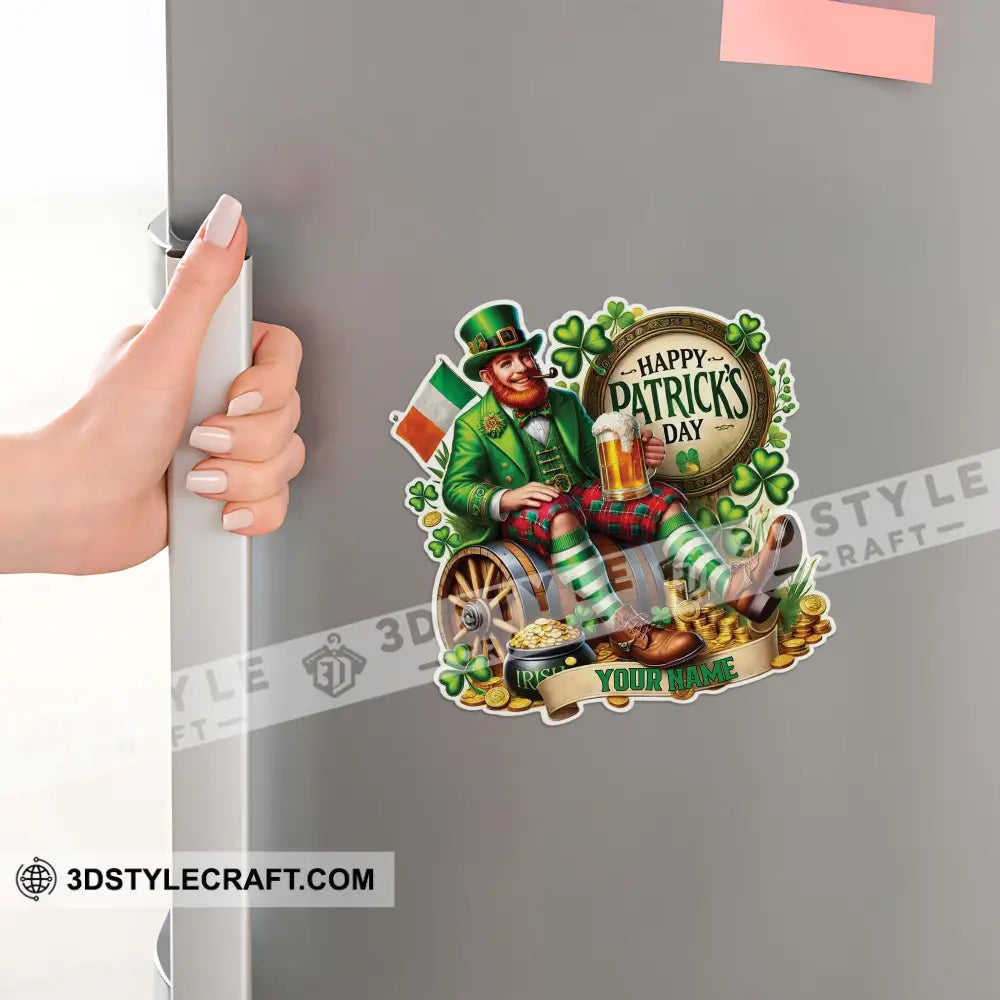 Happy St Patrick’s Day Fridge Magnet - Personalized
