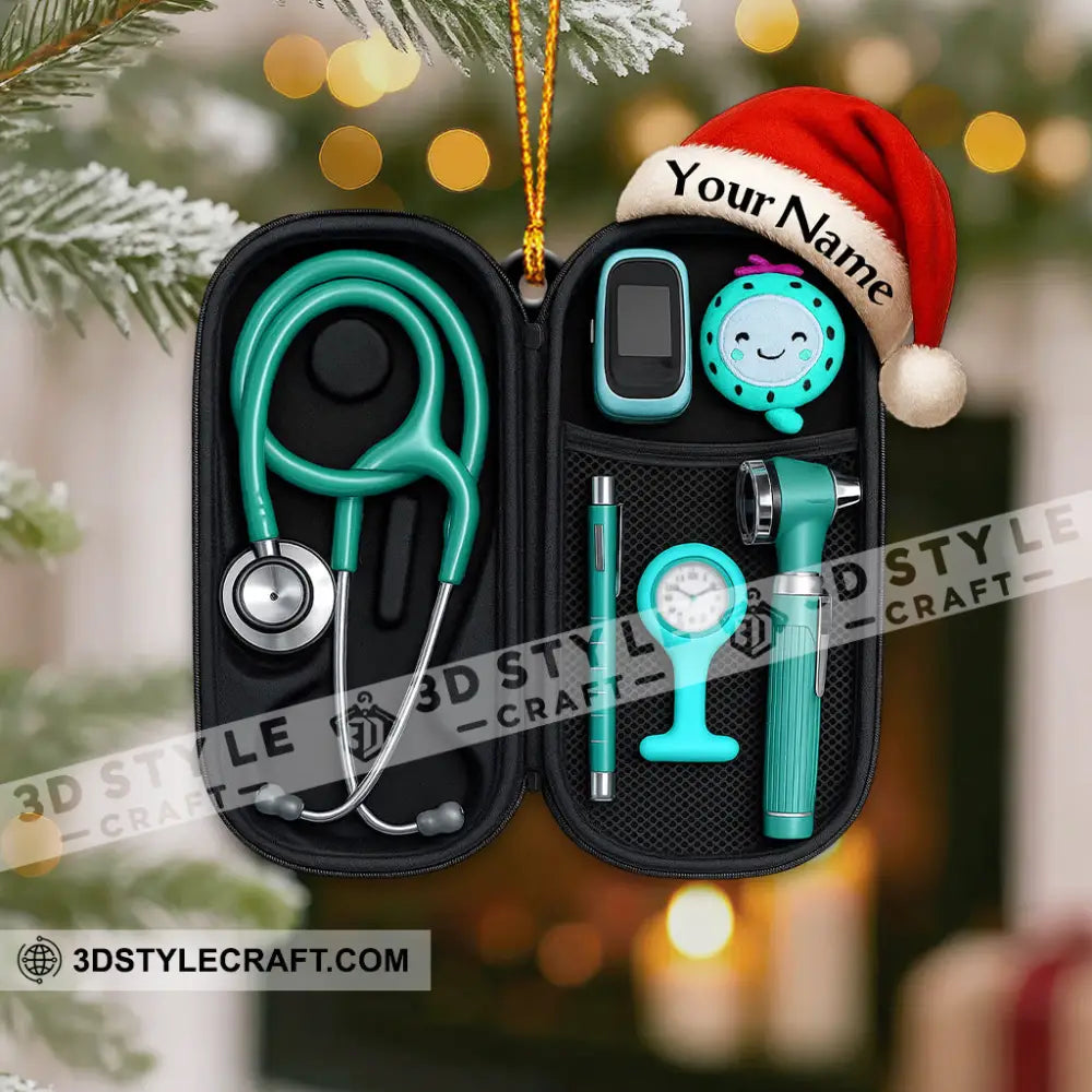Healthcare Staff Home Decor Christmas Ornament Personalized Ornament Ornament