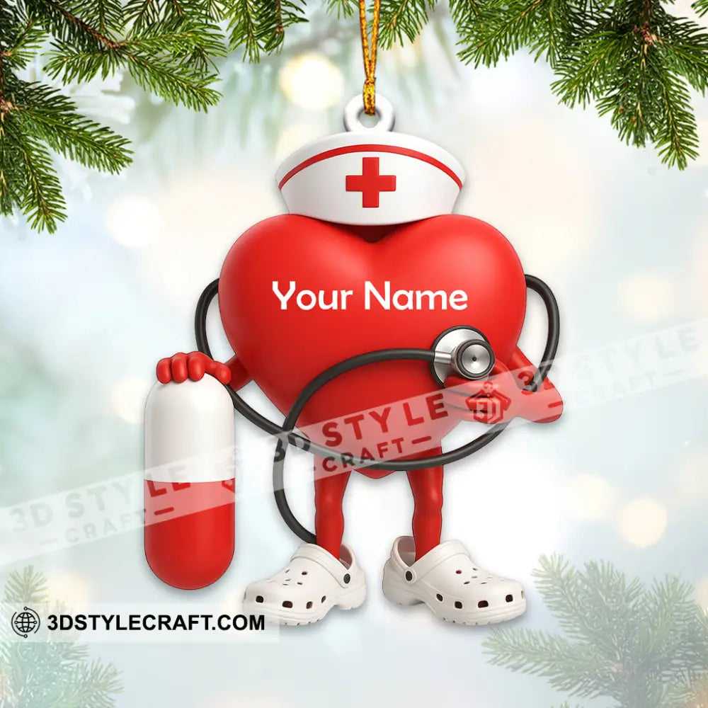 Healthcare Staff Home Decor Christmas Ornament Personalized Ornament Ornament