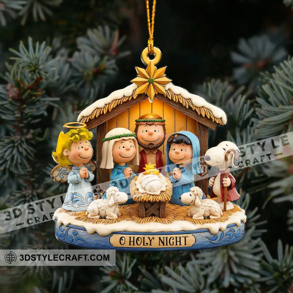 Holy Night Christmas Home Decor Christmas Ornament Ornament
