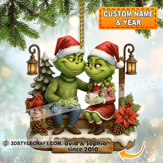 How The Grinch Stole Christmas Home Decor Christmas Ornament Personalized Ornament 3.54’’ / 1 Ornament Ornament