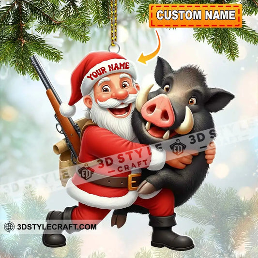 Hunter Home Decor Christmas Ornament Personalized Ornament 3.54’’ / 1 Ornament Ornament