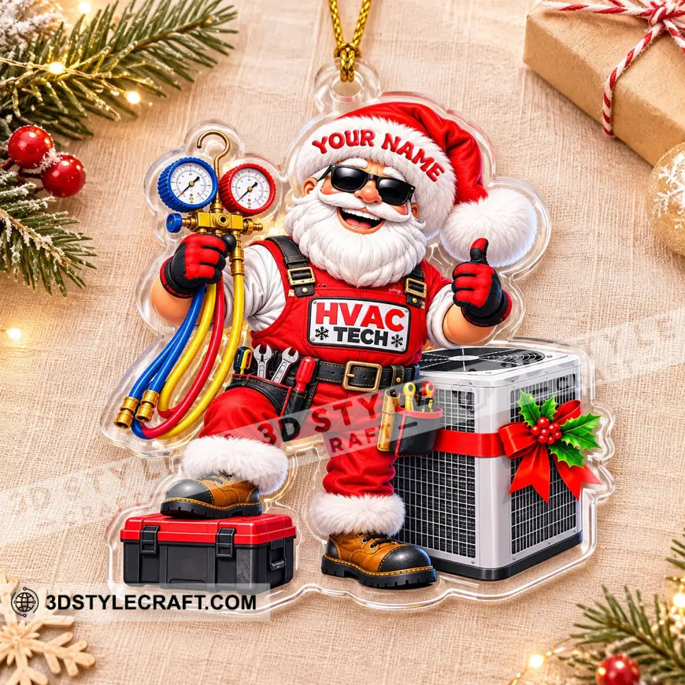 HVAC Tech Home Decor Christmas Ornament Personalized Ornament - Ornament