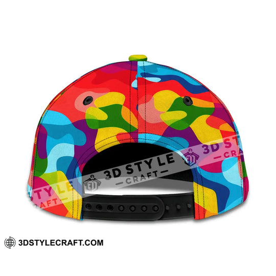 In April We Wear Blue Autism Awareness Classic Cap style option 4
