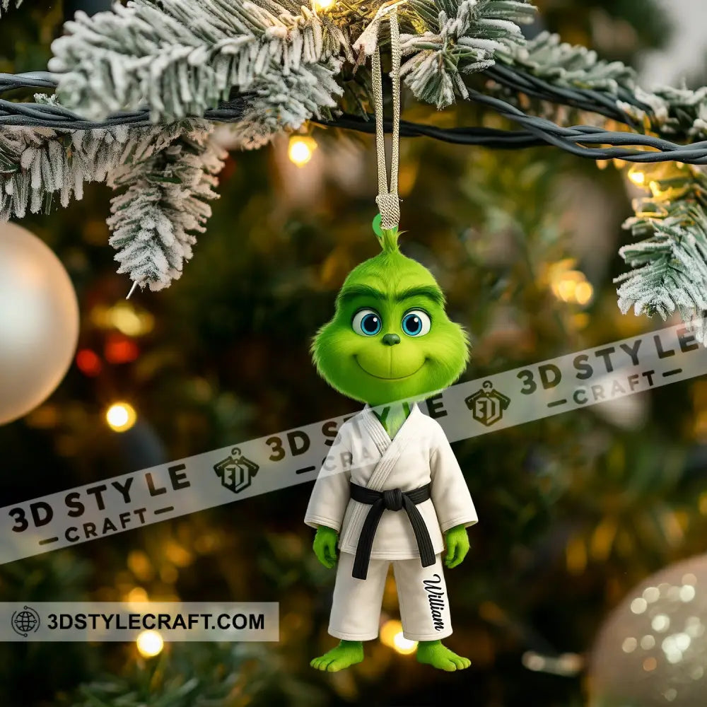 Judo Christmas Home Decor Christmas Ornament Personalized Ornament Ornament