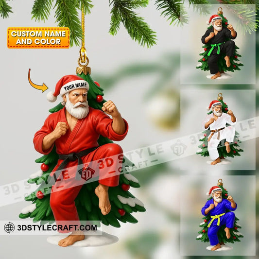 Karate Home Decor Christmas Ornament Personalized Ornament 3.54’’ / 1 Ornament Ornament