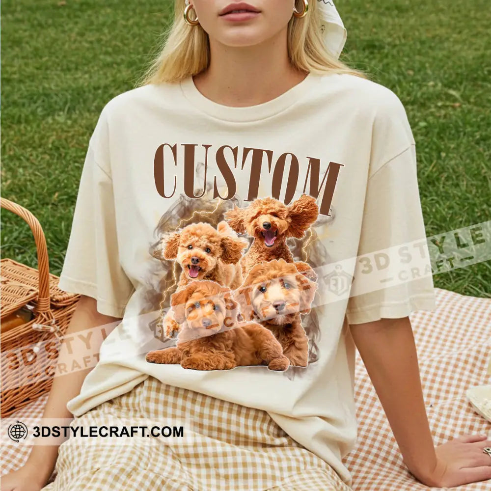 Kid And Adult T-Shirt - Custom Pet Lover T-Shirt Custom Photo Collectible Gift Apparel