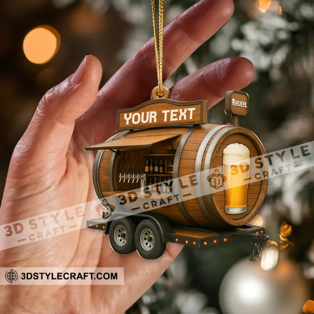 Let’s Drink Beer Home Decor Christmas Ornament Personalized Ornament Ornament