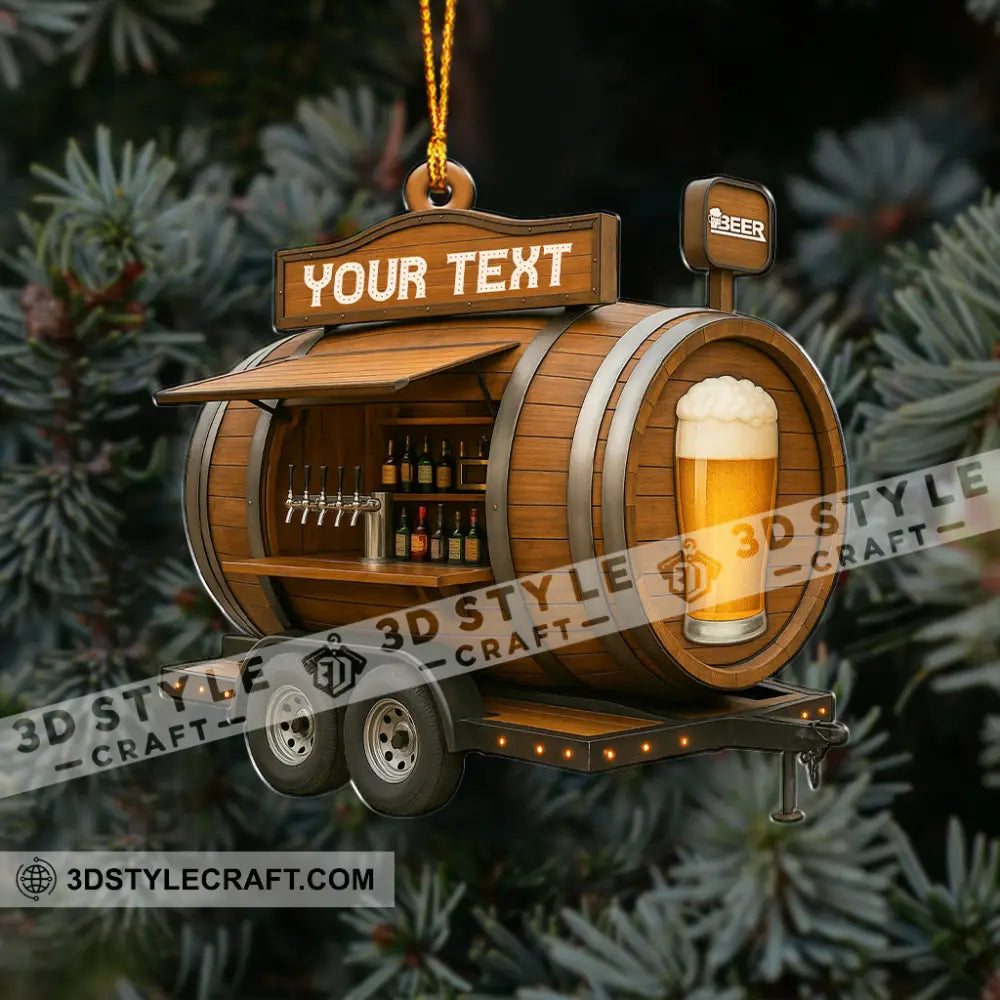 Let’s Drink Beer Home Decor Christmas Ornament Personalized Ornament Ornament