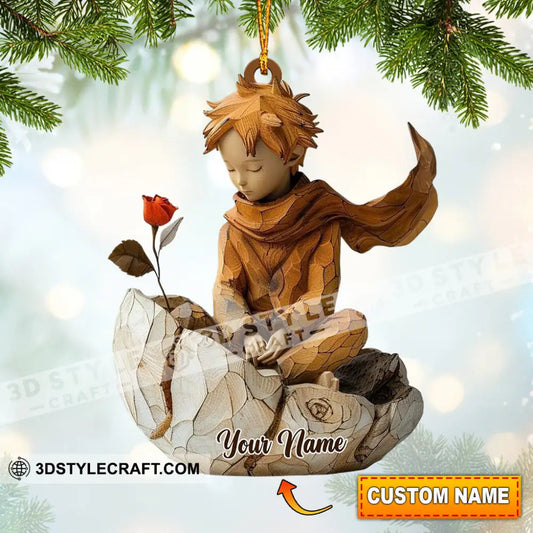Little Prince Home Decor Christmas Ornament Personalized 3.54’’ / 1