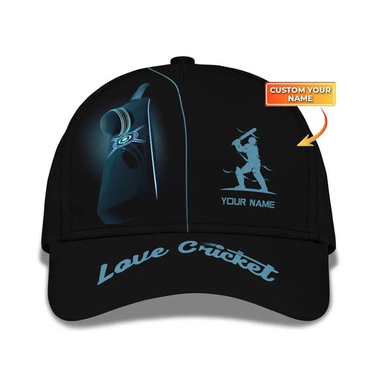 Man Cap, Custom Cricket Classic Cap, Cricket Hat, Gift for Cricket Lovers style option 1