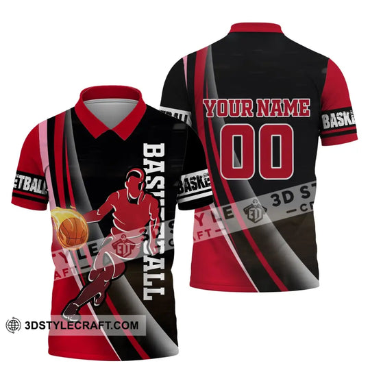 Man Shirt, Basketball Shirt, Custom Name T-Shirt, Basketball Man, Gift for Basketball Player style option 4