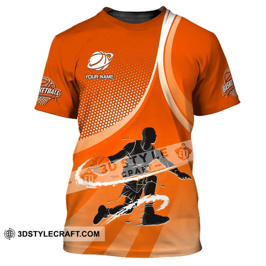 Man Shirt, Basketball Shirt, Custom Name T-Shirt, Basketball Polo, Gift for Basketball Player style option 2