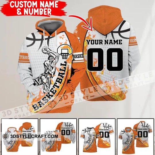 Man Shirt - Custom Basketball Lover Name And Number T-Shirt - Personalized Basketball Shirt style option 2