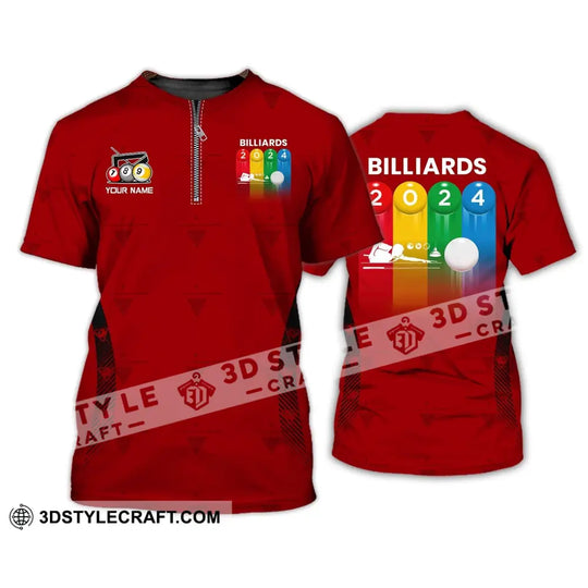 Man Shirt, Custom Billiards Polo Shirt, Billiards T-shirt, Billiards Shirt, Shirt For Billiards Lovers style option 3
