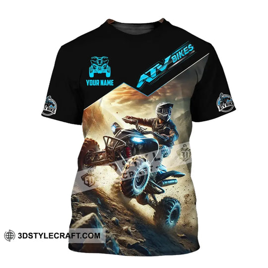 Man Shirt, Custom Name All-Terrain Vehicle ATV Bike Shirt, All-Terrain Vehicle ATV Bike Polo Long Sleeve, All-Terrain Vehicle ATV Bike Gift style option 2