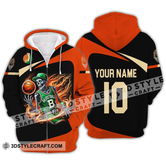 Man Shirt, Custom Name and Number Basketball Shirt, Basketball Polo Long Sleeve, Basketball Club Uniform, Basketball Lover Gift style option 3