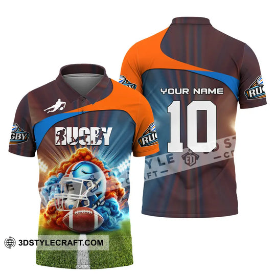 Man Shirt, Custom Name and Number Rugby Football T-Shirt, Rugby Hoodie Long Sleeve Shirt , Gift for Rugby Lovers style option 4