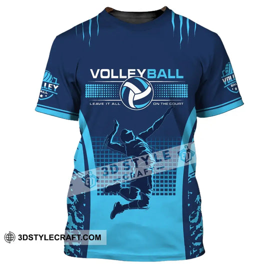 Man Shirt, Custom Name and Number Volleyball T-Shirt, Gift for Volleybal Player style option 2