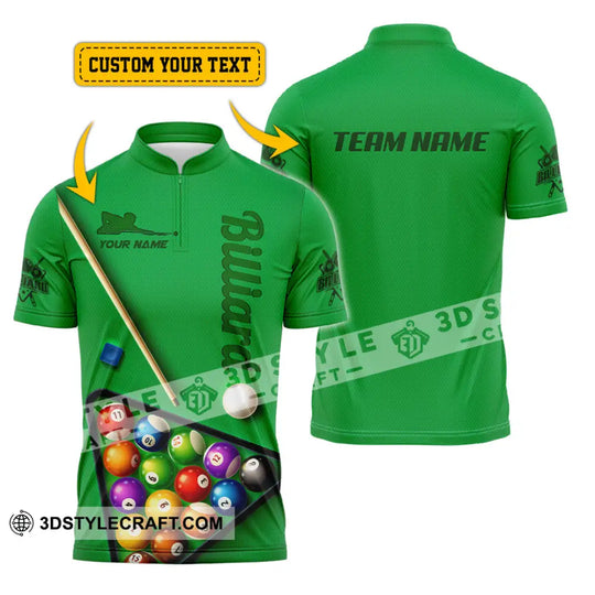 Man Shirt, Custom Name and Team Name Shirt for Billiard Lover, Billiard Shirt, Billiard Hoodie Shirt Polo Long Sleeve style option 1