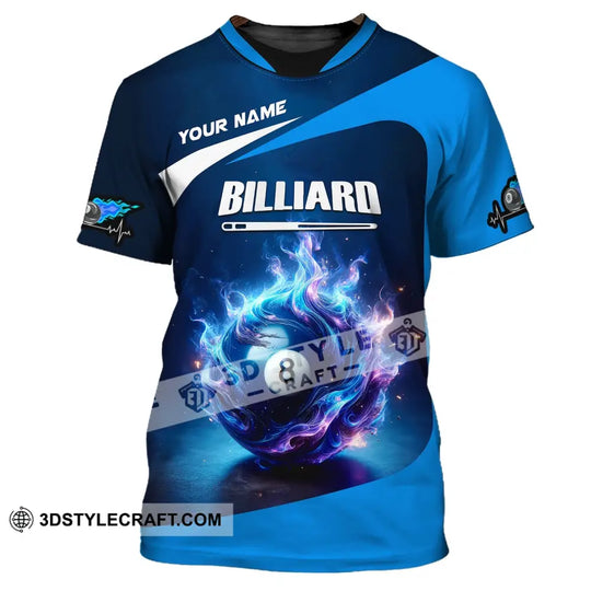 Man Shirt, Custom Name Billiards Shirt, Billiards All Star, Billiards Shirt, Shirt For Billiards Players style option 2