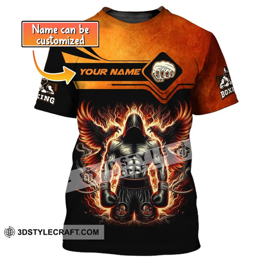 Man Shirt, Custom Name Boxing Shirt, Boxing Man Shirt, Gift for Boxing Lover style option 1