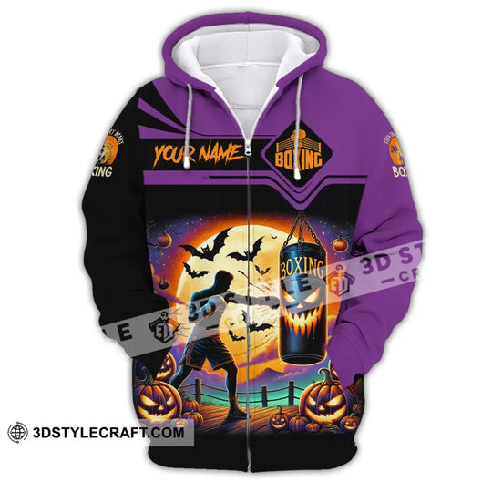 Man Shirt, Custom Name Boxing Shirt, Boxing Polo Long Sleeve, Gift Boxing Players style option 3