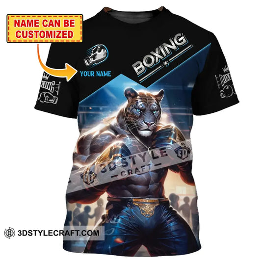 Man Shirt, Custom Name Boxing Shirt, Boxing Polo Long Sleeve, Boxing Gift style option 1