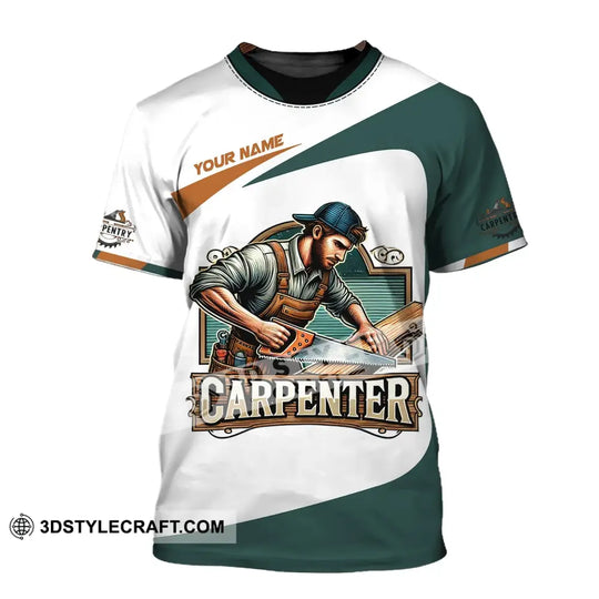 Man Shirt, Custom Name Carpenter Shirt, Carpenter Hoodie Polo Long Sleeve Shirt style option 2
