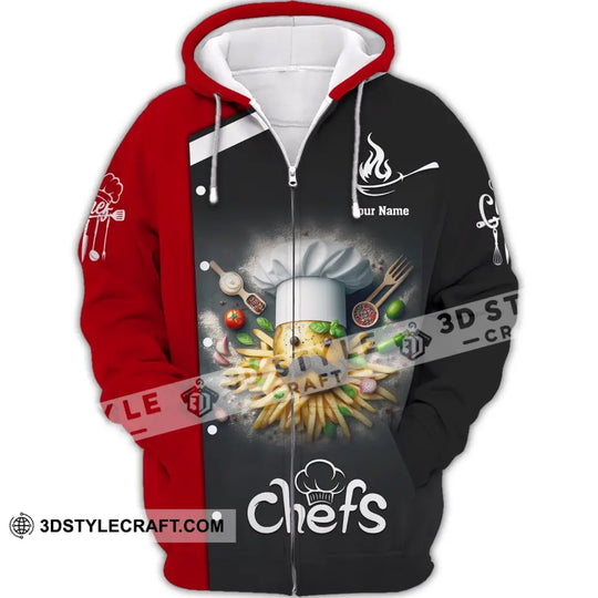 Man Shirt, Custom Name Chef Shirt, Cooking Chef, Gift for Cooking Lovers style option 3