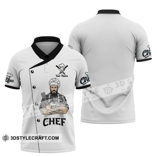 Man Shirt, Custom Name Chef Shirt, Chef T-shirt, Chef Apparel style option 4