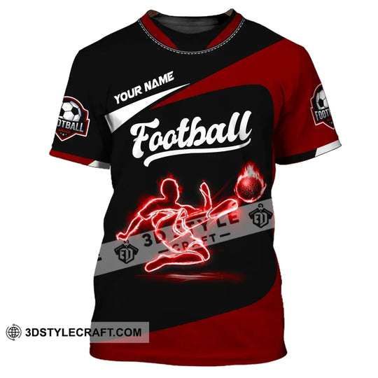 Man Shirt, Custom Name Football Shirt, Soccer T-Shirt, Gift for Football Lover style option 3