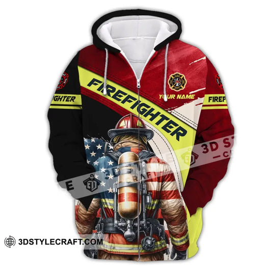 Man Shirt, Custom Name Shirt for Firefighter, Firefighter T-shirt, Firefighter Polo Shirt style option 3