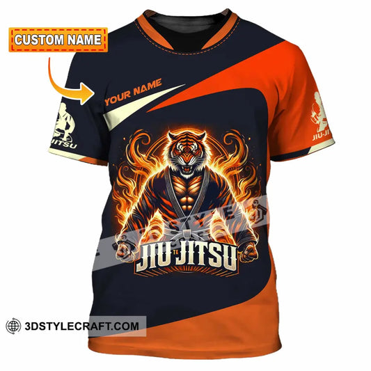 Man Shirt Custom Name Jiujutsu Lover Hoodie Polo Long Sleeve T-Shirt