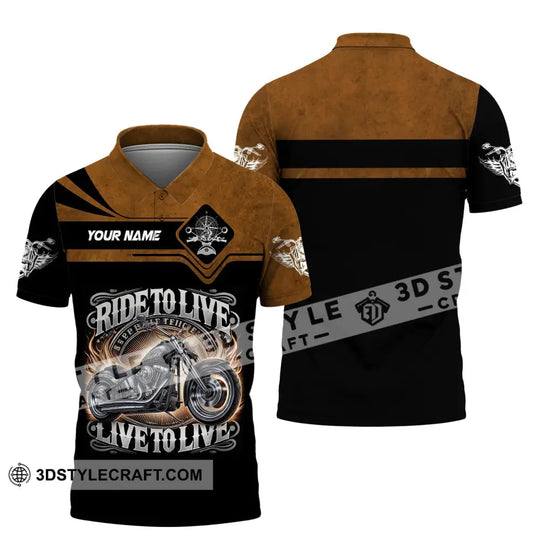 Man Shirt, Custom Name Moto Cross Shirt, Moto Cross Polo Shirt Long Sleeve Hoodie style option 4