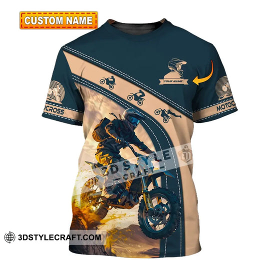 Man Shirt, Custom Name Moto Cross Shirt, Moto Cross Polo Shirt Long Sleeve Hoodie style option 1