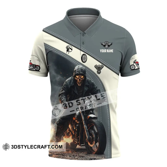 Man Shirt, Custom Name Motorcycle Racing Shirt, Moto Cross T-Shirt Hoodie Long Sleeve Shirt style option 4